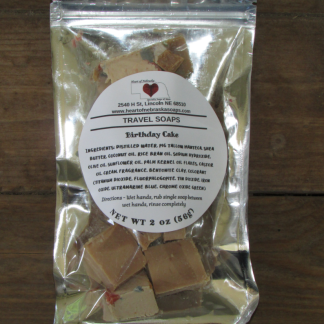 birthday cake travel soap
