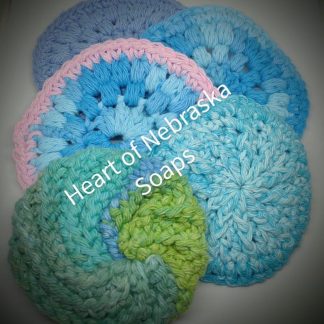 blue face scrubbies