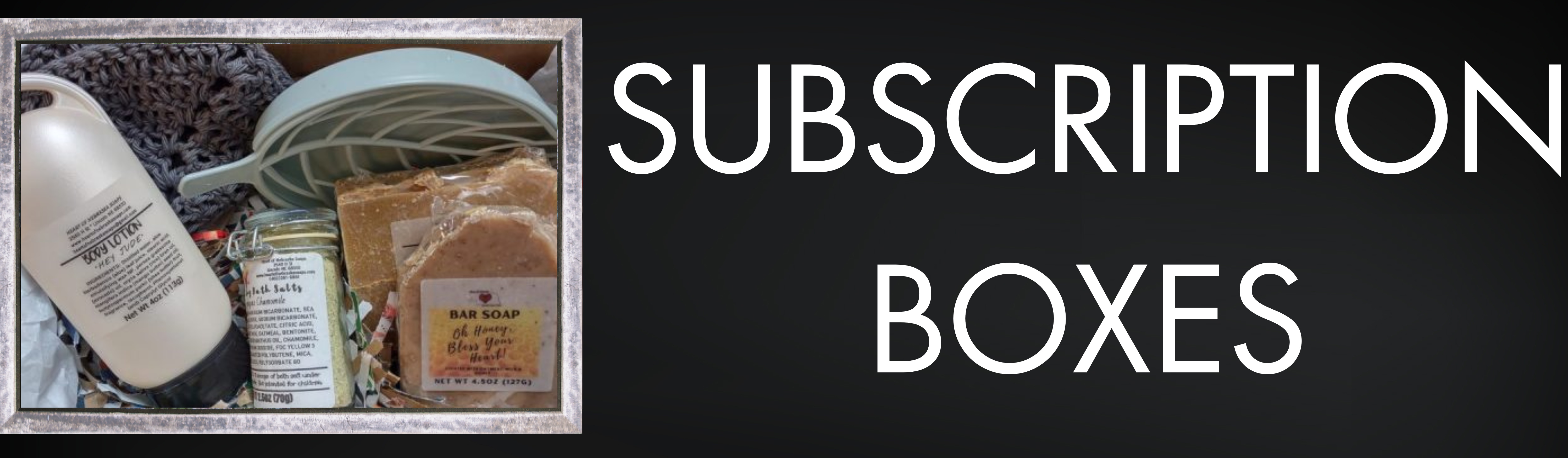 Subscription box home page tag